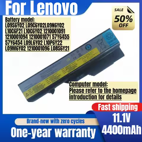L09S6Y02 for Lenovo Z460 G460 G470 G465 Z470 Z465 V370 V360 G475L G560A G565 G570 G560L V470 V570 G7