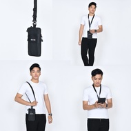 Tas HP Hanging Wallet Pria Bahan Waterproof Slinbag Pria