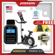 Johnson Fitness Horizon Paros 3.0 Upright/Home/Indoor/Exercise/Cardio  Bike/Cycle