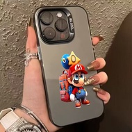 Super cute Mario cartoon OPPO A17/A17K shockproof case A36 A38/A18 A3S/A12E A5/AX5 A3X/A3 A53/A16 A5