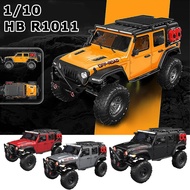 1/10 Hb Rtr R1011 Rc Kereta 2.4g Crawler Batu Berkadar Penuh Lampu Dipimpin 4wd Trak Mendaki Luar Ja