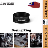 MHW-3BOMBER 58mm Espresso Dosing Funnel Professional Coffee Grinder Dosing Ring Espresso Tool Home B