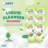 FIFFY LIQUID CLEANSER GREEN TEA REFILL PACK *6 PENCUCI CECAIR (2539X6)