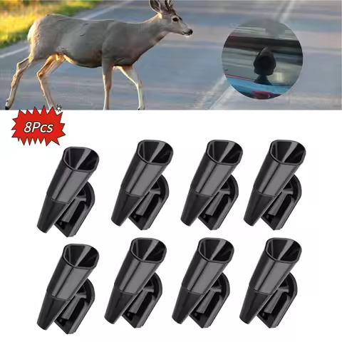 4/8Pcs Car Deer Whistles Animal Warning Whistles System Safety Sound Alarm Ultrasonic Warn Repeller 