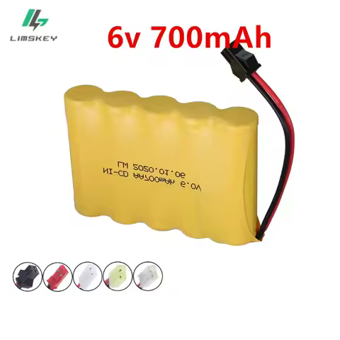 6V 700MAH NiCD Battery For Rc Toys,Cars,Tank,Truck,Robot,Gun,Boats, AA Ni-CD 6.0v Rechargeable Batte