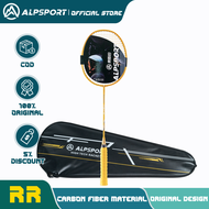 Set Raket Bulutangkis Serat Karbon Asli ALPSPORT RR 4U G5 20-22 Lbs ALP