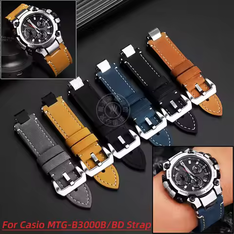 Mtg B3000 New style metal Adapter For Casio Mtg-b3000b/bd Men Watchband Quick Release Retro Genuine 