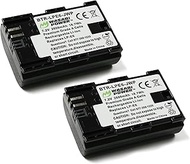 Wasabi Power LP-E6, LP-E6N Battery (2-Pack) for Canon EOS 5D Mark II/III/IV, 5DS, 5DS R, 6D, 6D Mark