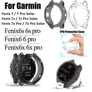 Garmin Fenix 7 7s 7x 6 Pro 6s Pro 6x Sapphire Solar Pro Smart Bracelet Color Protector Shell Protective Case TPU