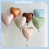 18 inch cream colored aluminum foil balloons for children's birthday parties/weddings/Valentine's Da