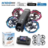 K100 MAX Mini Drone Full Paddle Protection Screen Control Drone Dual-colour Dazzle Colour Lights Lig