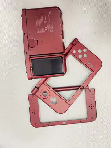 3DS NEW XL Case Replacement BCD Frame Middle Housing Shell Hinge Part Bottom Shell Battery Cover Cas