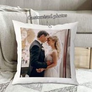 1pc Customized Couple Photo DIY Pillow Case, Personalized Husband And Wife Photo Customization, Vale