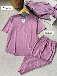 Oneset Kaos Pendek Nunos || Setelan Wanita Polos Celana Pendek Lengan Pendek Terbaru
