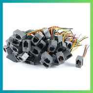 50 Pcs 616E 4P4C RJ9 Female Telephone Connector Adapter w 4 Wires 8cm tukxymglda7c