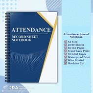 Attendance Log Book – Track Presence at Classes, Gatherings & Occasions (80 Sheets)