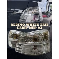 Toyota Vios Ncp93 2007-2013 Dugong Tail Lamp Albino Lampu Belakang Rear Lamp (1Set/2Pcs)