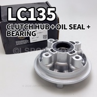 YAMAHA LC135 V1 CLUTCH HUB + OIL SEAL + BEARING LC 135 V1 4S SPROCKET HUB SPOKET
