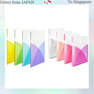 Plus Clear File, A4, Vertical, 40 Pockets, Pasty Fruit Squash, 4 Colors Fruit Squash ,10 Pockets ,Si