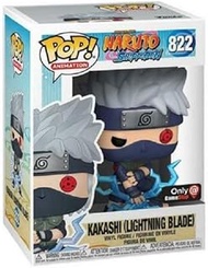 Funko Pop! Animation: Naruto Shippuden Kakashi (Lightning Blade) #822 Vinyl Figure Special Edition E