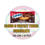CLOUD 9 WAFRET TWINS CHOCOLATE  (140GM x 10PCS)