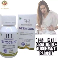 DETOCLINE original cleanse obat parasit cacing tubuh herbal ampuh