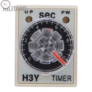 WF  H3Y-2 8 Pin Time Relay Adjustable 0-10s Transparent Dial for Home Appliances Suitable Industrial