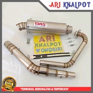 KNALPOT RACING DBS BULAT FULL CACING SATRIA FU VIXION NVL NVA R JUPITER MX TIGER GL PRO MEGA PRO CB