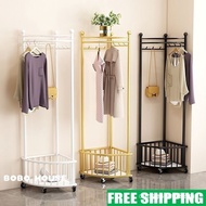 Coat Rack Shoe Cabinet Integrated Bedroom Dormitory Wardrobe Simple Corner Floor Hanger GZM2 PTGF SU