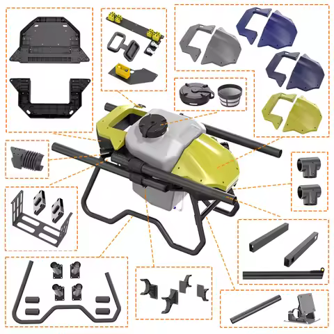 JIS NV16 NV20 Agricultural drone maintenance accessories arm distribution board head cover foot fixe