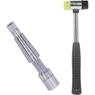 Ring Stretcher Tool Double-Sided Rubber and Plastic Head Mallet with Jewelry Hammer Finger Wedding B