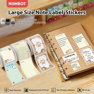 NIIMBOT B21/B3S/B1/B21pro/B1Pro Large-Sized Cartoon Label Stickers Note & Name Sticker waterproof