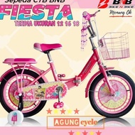 Diskon Terbatas!!! Sepeda Lipat Bnb Fiesta Mini Anak Perempuan