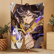 Blanket Throw Super Cosy Impact Plush Living Room Sethos Sofa Couch Childish Birthday Genshin Gifts
