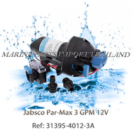 ปั๊มน้ำจืด12โวลล์ PUMP Jabsco Par-Max 3 GPM 12V