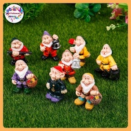 AY Fairy Garden Miniatures Gnome Dwarf Mini Gnome Figurines Garden Decoration MM