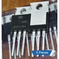 5pcs BR 80n08a 80n08 đến 220 br80n08a to220 n-kênh MOSFET Transistor mới ban đầu