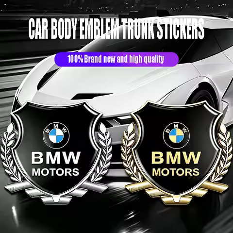 Metal Car Styling Decal Auto Emblem Rear Body Trunk Decorative Stickers For BMW X1 X2 X3 X5 X4 X6 X7
