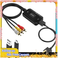 【D&F】Video Adapter Cable Video Converter AV to -Compatible Video Converter 1080P  Cable Video Adapte