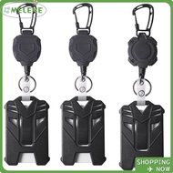 MELENE Retractable Badge Holder Badge Reel Clip Office Supplies ID Card Holder Bus Card Cover  Retra