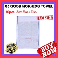 10Helai (83) Good Morning Towel / 83 TUALA GOOD MORNIN/Tuala Good Morning Towel 10pcs