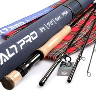 Maxcatch Saltpro Saltwater Fly Rod 8/9/10wt 9ft for Sea Fishing (4-Piece, Sea Blue (9wt 9ft))