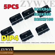 5pcs D20XB60 D20XB80 D20XB100 D20SB60 D20SB80 D20SB100 Rectifier Bridge Flat Bridge