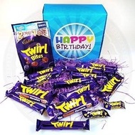 (Cadbury) The Ultimate Cadbury Twirl Chocolate Lovers Happy Birthday Gift Box - By Moreton Gifts...