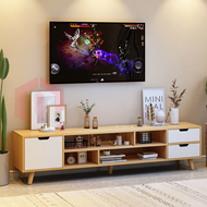 LINSY Wooden TV Cabinet – Media Storage & TV Console (3FT, 4FT, 5FT, 6FT)