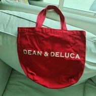 DEAN & DELUCA 紅色帆布袋
