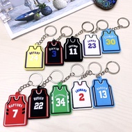 GANTUNGAN *RS* Keychains NBA Clothes NBA clothes keychain cute keychain