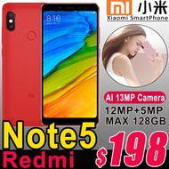 Xiaomi Redmi Note 5 4GB RAM 64GB ROM SmartPhone Snapdragon 636 Octa Core 5.99 Full Screen 4000mAh