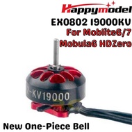 Happymodel EX0802 19000KV 1S Unibell Brushless Motor 1.0mm Shalf for Mobula6 HDZero/Moblite6/7 Mobli