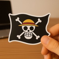 Jolly Roger One Piece Flag Sticker